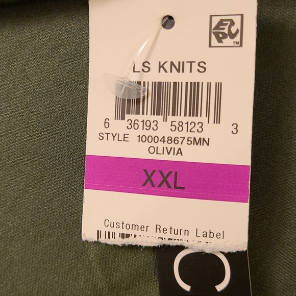 Alfani stretch long-sleeve V-neck tee - Picture 16 of 16